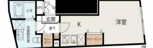 CrossGray町屋の物件間取画像